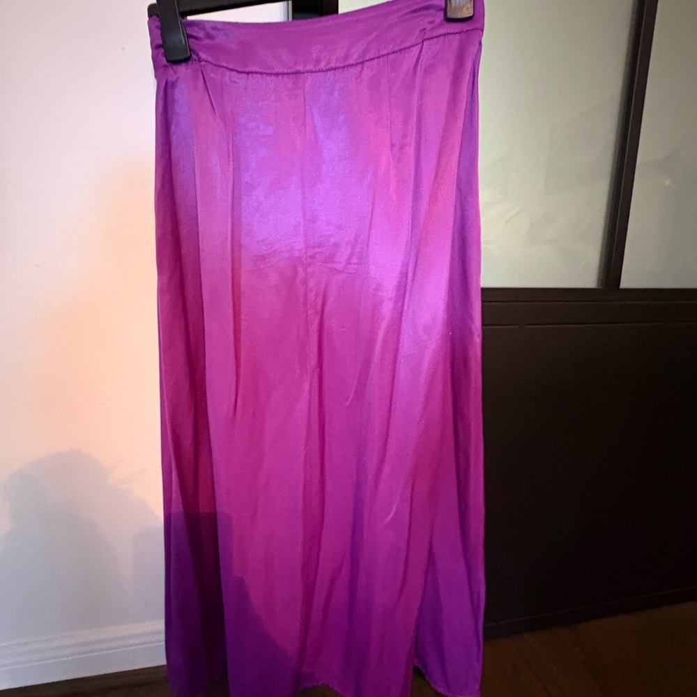 Zara Vibrant Purple Maxi Skirt